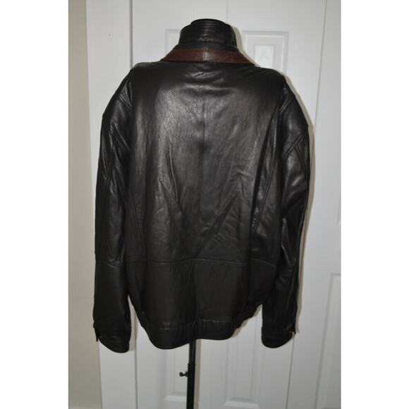Leonardo Canada Bomber Soft Leather Jacket Size 3XL - Picture 5 of 9
